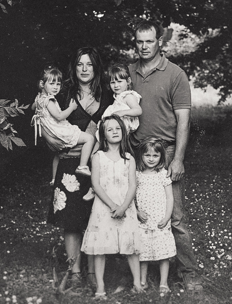 Karen and Jason McGrath and their family